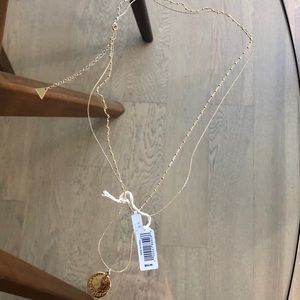 NEW layered gold necklace